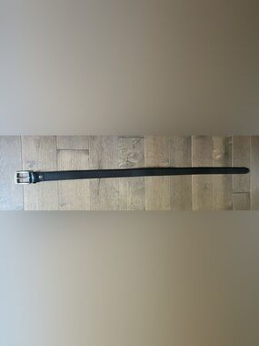 Columbia Black Men's Belt with Silver Buckle new size pants 36-38